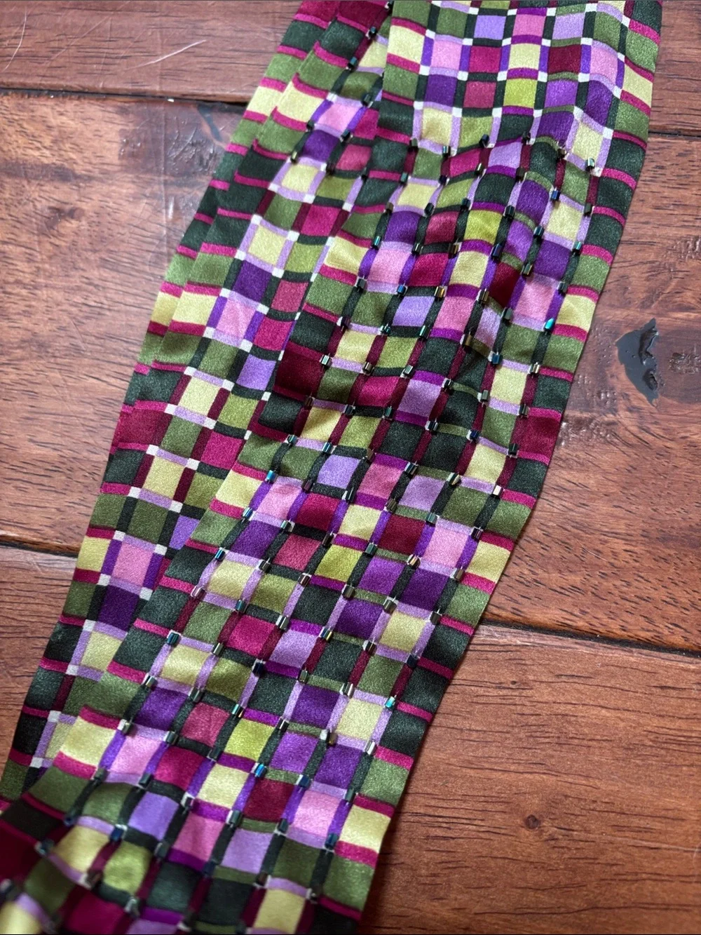NWT Talbots 100% Silk Necktie - Picture 3 of 6